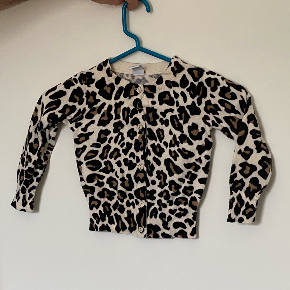 3T toddler cheetah sweater